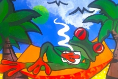 Bild-Panama-Frosch-Zeichnung